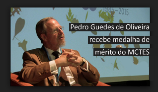 Pedro Guedes de Oliveira recebe medalha de mérito do MCTES Pedro Guedes de Oliveira recebe medalha de mérito do MCTES