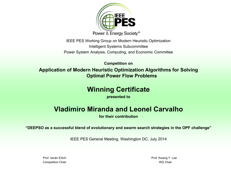 INESC TEC ganha concurso mundial de resolução de problemas de operação de redes elétricas