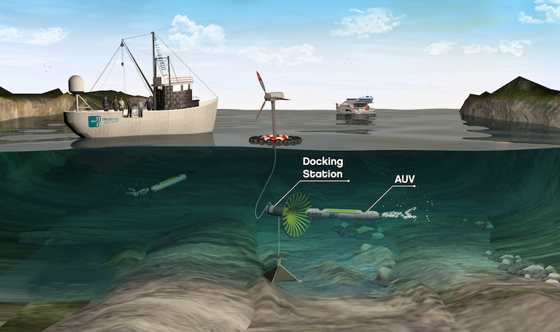INESC TEC desenvolve estação de acostagem subaquática para robôs subaquáticos