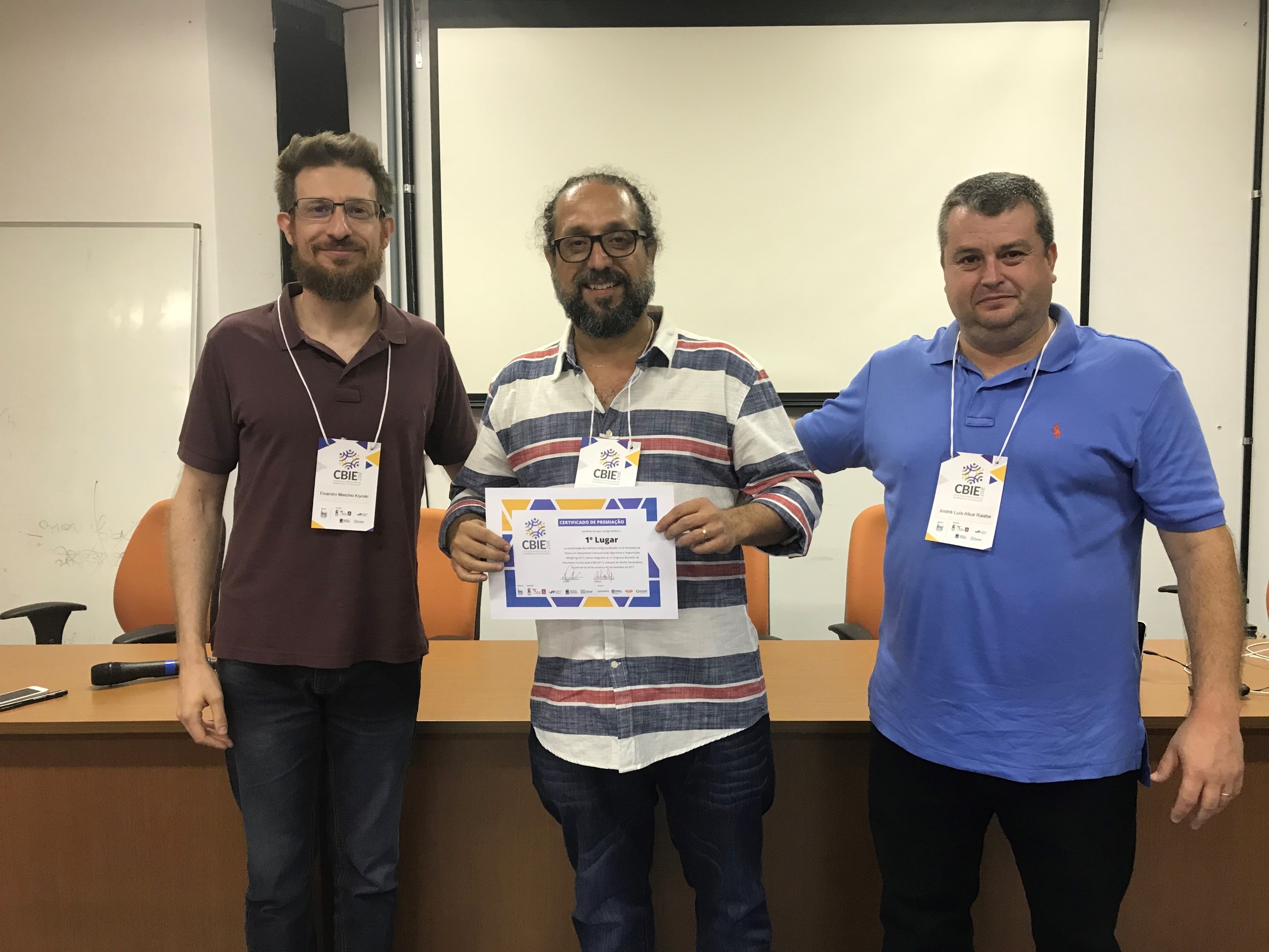 Prémio para artigo em Congresso Brasileiro