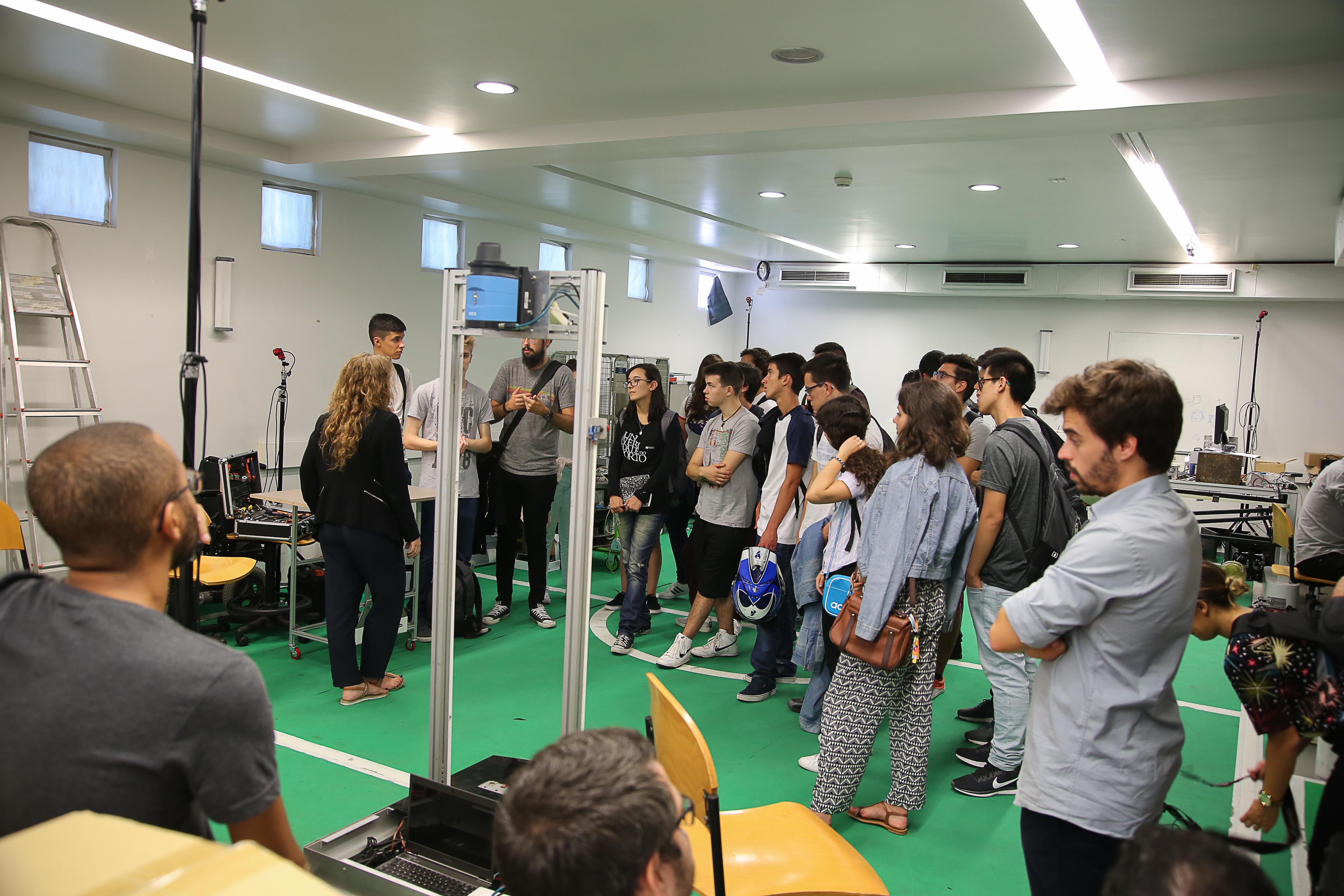 Laboratórios do INESC TEC abrem as portas aos novos estudantes da FEUP