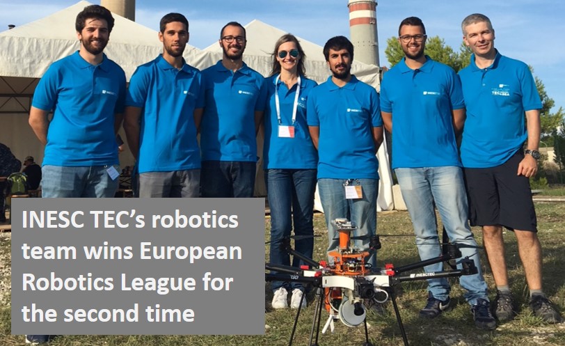 INESC TEC’s robotics team wins European Robotics League for the second time INESC TEC’s robotics team wins European Robotics League for the second time