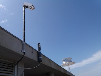 Lightning sensor set up in INESC TEC