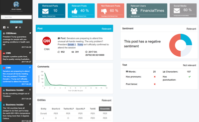 REMINDS project provides an automatic learning system on relevance detection