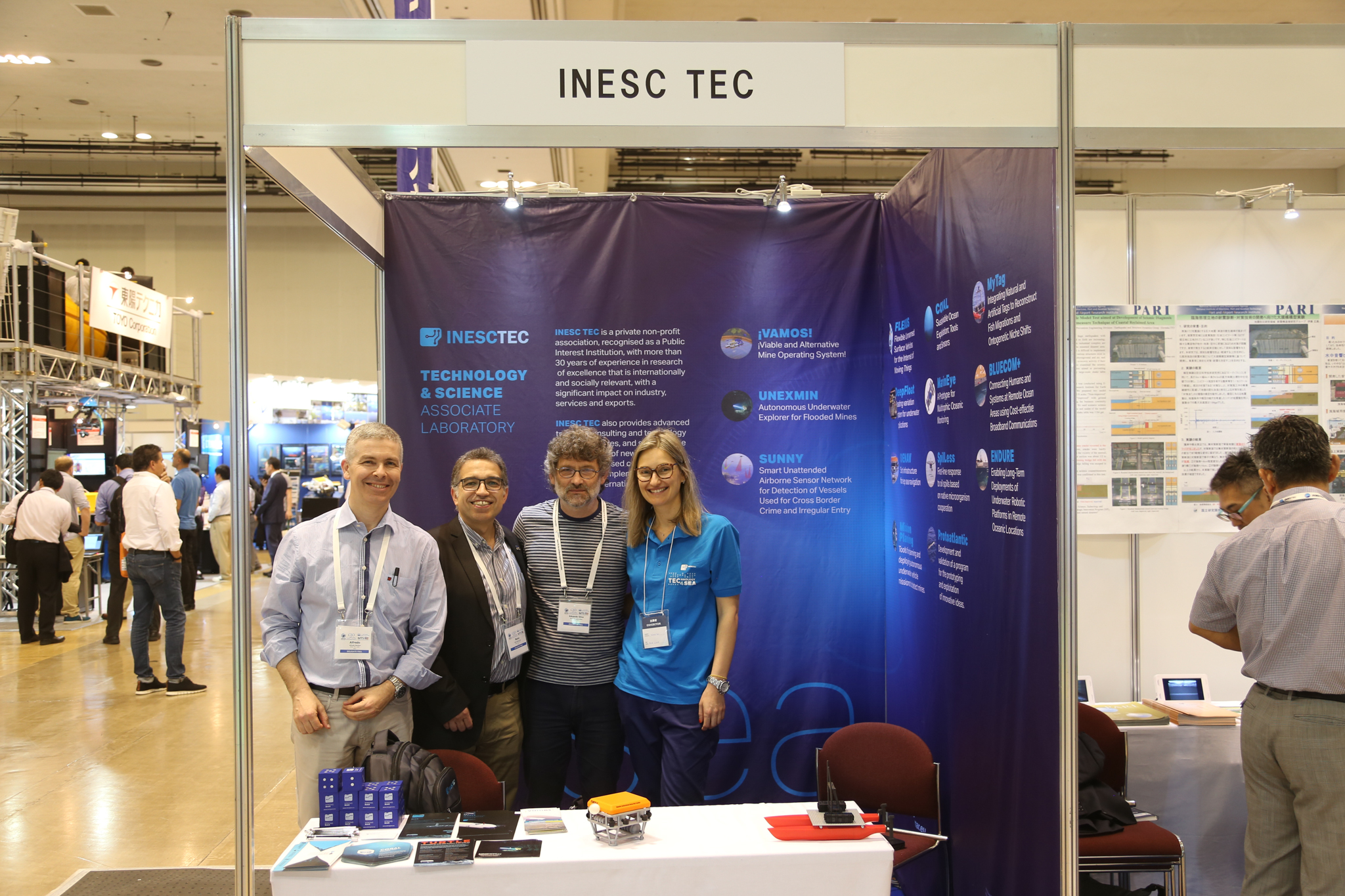 Underwater robotics of INESC TEC attended a conference in Japan