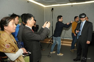 Ambassador of the Republic of China visits Virtual Reality Laboratory 