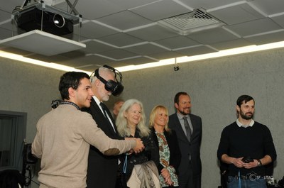 Ambassador of Czech Republic visits Virtual Reality Laboratory 