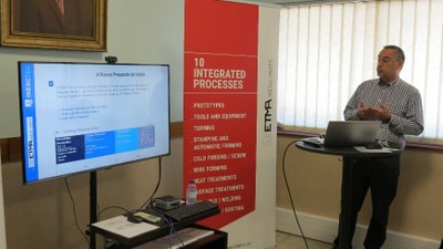 INESC TEC’s work developed at ETMA Metal Parts company was presented 